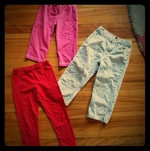 Girl's capri and legging bundle